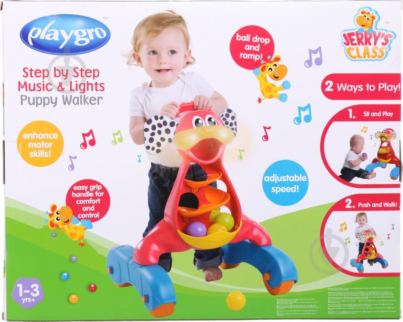 Каталка-ходунок Playgro Щенок 17038 - фото 7