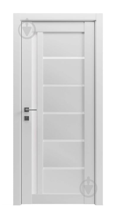 Дверне полотно Rodos Lux-6 Гранд ПО 700 мм білий