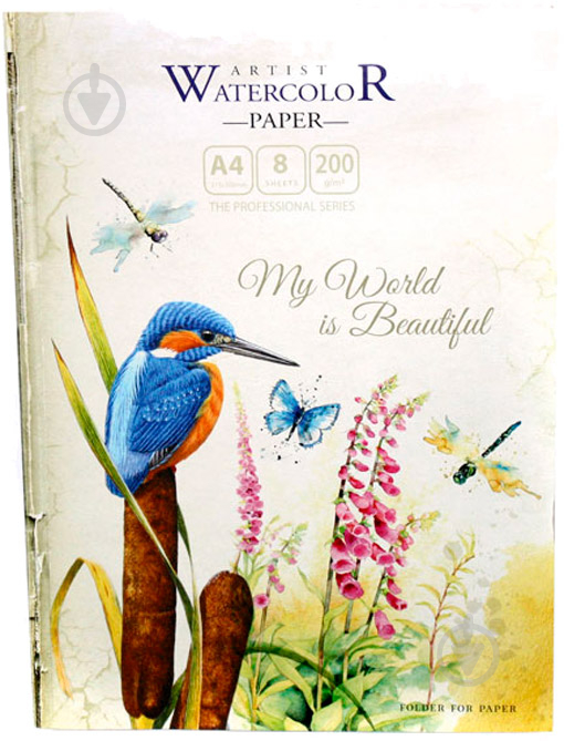 Бумага для акварели в папке А4 8 листов Bourgeois - фото 2