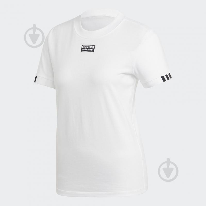 Футболка Adidas TEE WHITE FM4883 р.M белый - фото 1