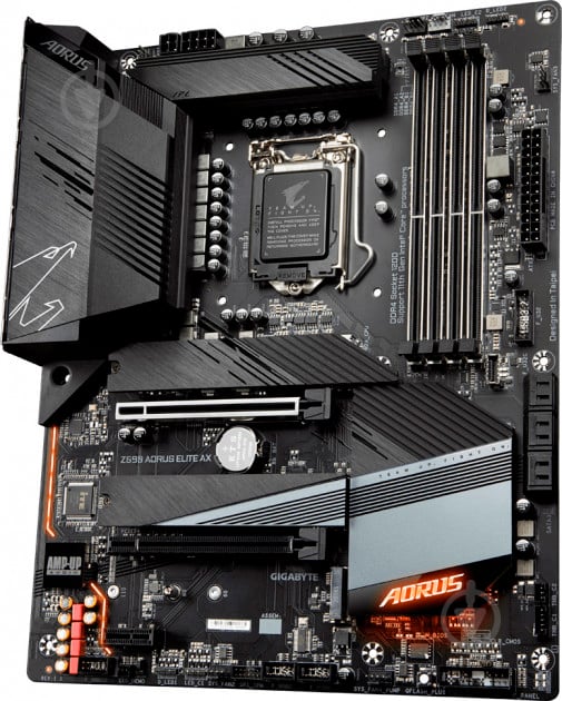 Материнська плата Gigabyte Z590 AORUS ELITE AX (Socket 1200, Intel Z590, ATX) - фото 3