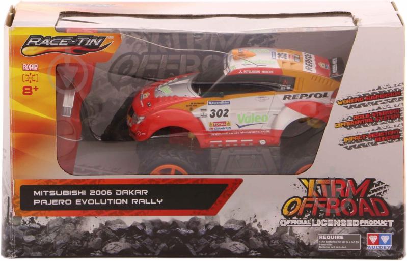 Автомобіль на р/к Auldey Mitsubishi 2006 Dakar Pajero Evolution Rally Auldey 1:28 LC297010 - фото 4