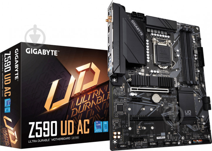 Материнская плата Gigabyte Z590 UD AC (Socket 1200, Intel Z590, ATX) - фото 5