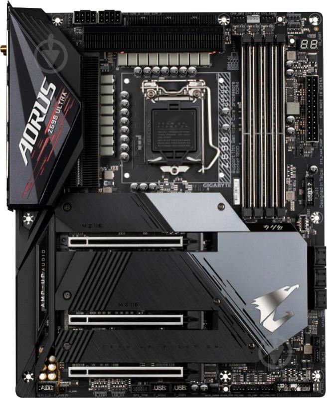 Материнская плата Gigabyte Z590 AORUS ULTRA (Socket 1200, Intel Z590, ATX) - фото 1