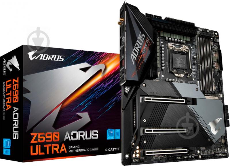 Материнская плата Gigabyte Z590 AORUS ULTRA (Socket 1200, Intel Z590, ATX) - фото 6