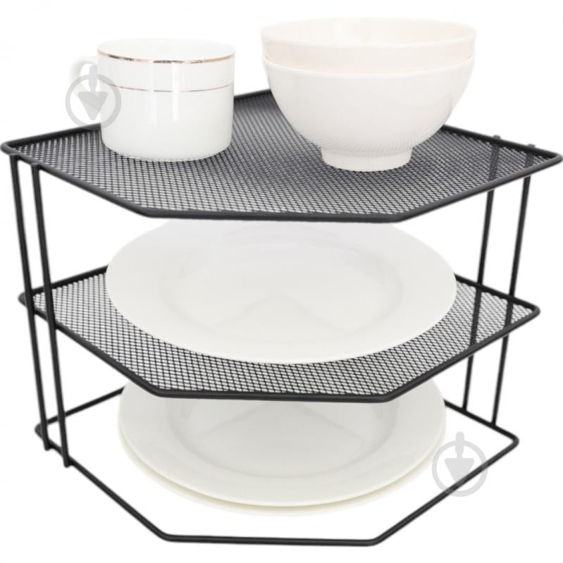 Подставка Flamberg Premium для специй Fernie 24х19,2 см черная металлическая - фото 1 Подставка Flamberg Premium для специй Fernie 24х19,2 см черная металлическая - фото 1