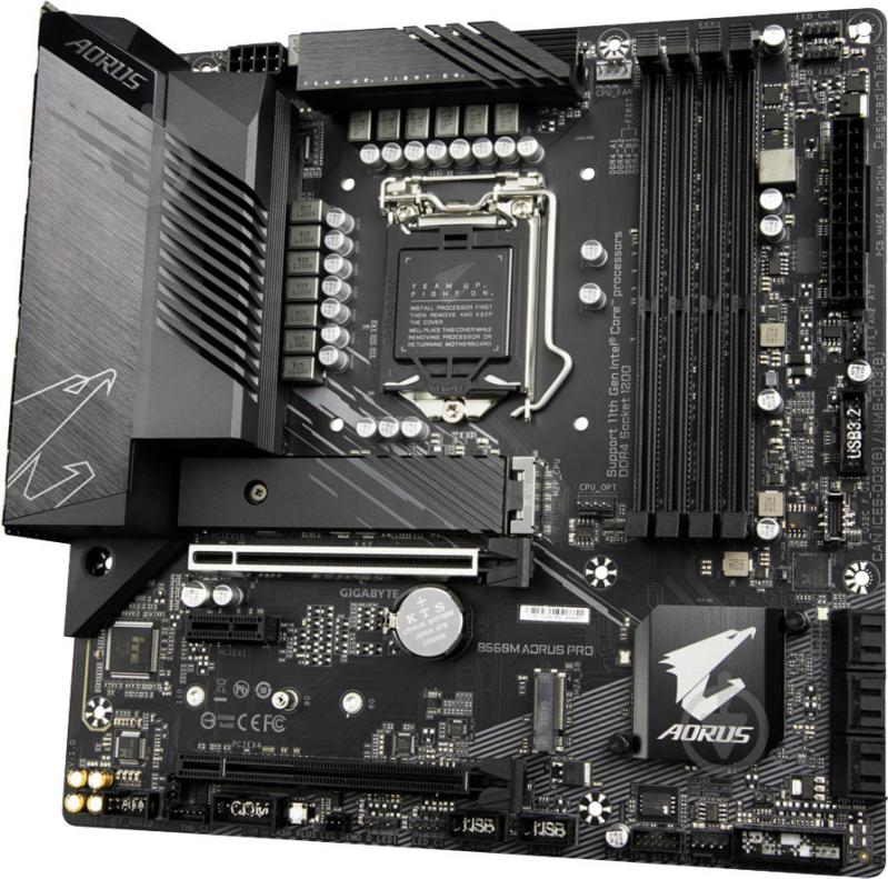 Материнська плата Gigabyte B560M AORUS PRO (Socket 1200, Intel B560, mirco ATX) - фото 3