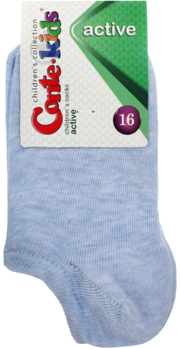 Шкарпетки дитячі для дівчатокдля хлопчиків Conte-Kids ACTIVE 000 17С-63СП р.16 світло-блакитний - фото 1 Шкарпетки дитячі для дівчатокдля хлопчиків Conte-Kids ACTIVE 000 17С-63СП р.16 світло-блакитний - фото 1