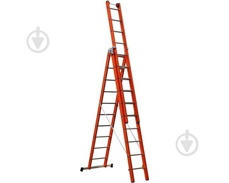 Лестница диэлектрическая 3-секционная универсальная SVELT V3 3х10 (SVETV320) - фото 1 Лестница диэлектрическая 3-секционная универсальная SVELT V3 3х10 (SVETV320) - фото 1