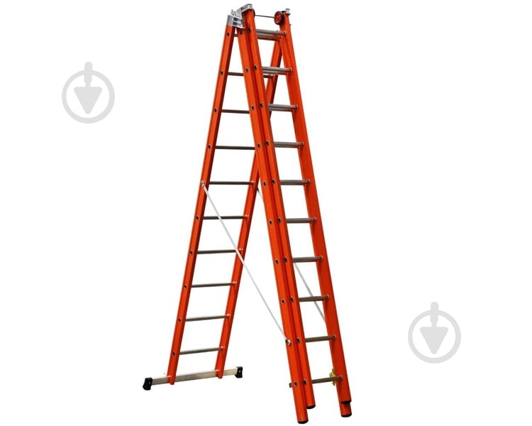 Лестница диэлектрическая 3-секционная универсальная SVELT V3 3х10 (SVETV320) - фото 2 Лестница диэлектрическая 3-секционная универсальная SVELT V3 3х10 (SVETV320) - фото 2