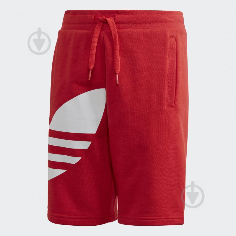 Шорти Adidas BG TREFOILSHORT FM5658 р. 152 червоний - фото 1