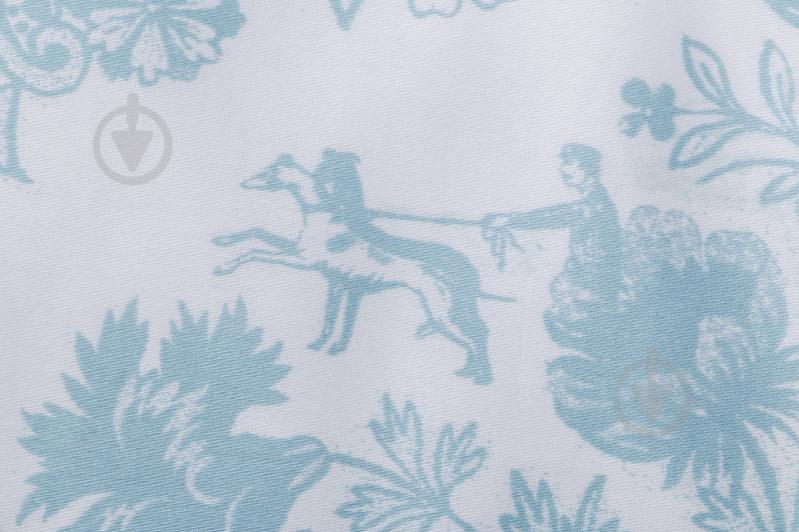 Комплект постільної білизни Voyage сімейний блакитний La Nuit - фото 5