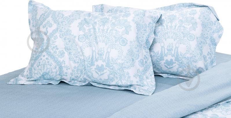 Комплект постільної білизни Voyage сімейний блакитний La Nuit - фото 3