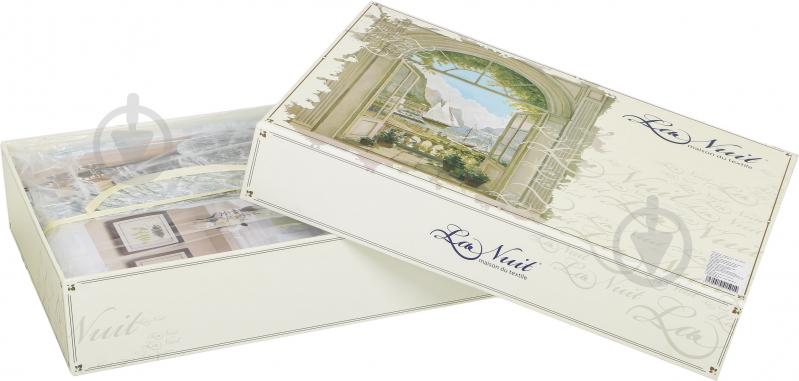 Комплект постільної білизни Voyage сімейний блакитний La Nuit - фото 6