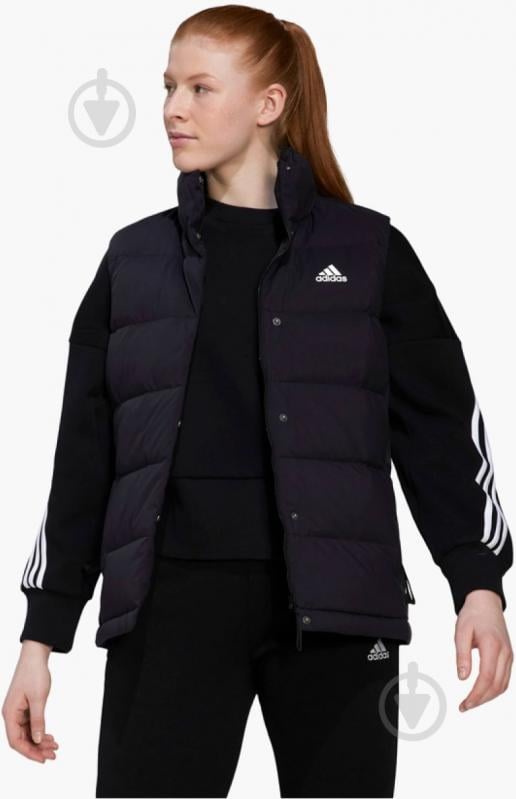 Жилет Adidas Helionic Down Vest HG6280 р.M черный - фото 1