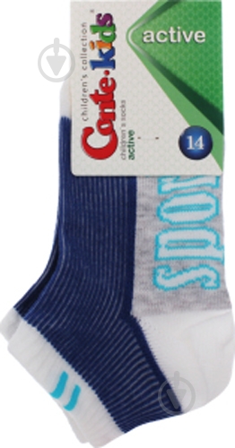 Шкарпетки дитячі для хлопчиків Conte-Kids ACTIVE 309 13С-34СП р.14 синій - фото 1
