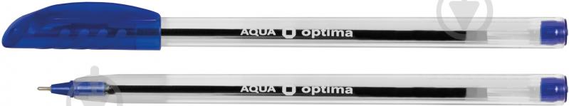 Ручка масляна Optima Aqua O15654-02 - фото 1 Ручка масляна Optima Aqua O15654-02 - фото 1