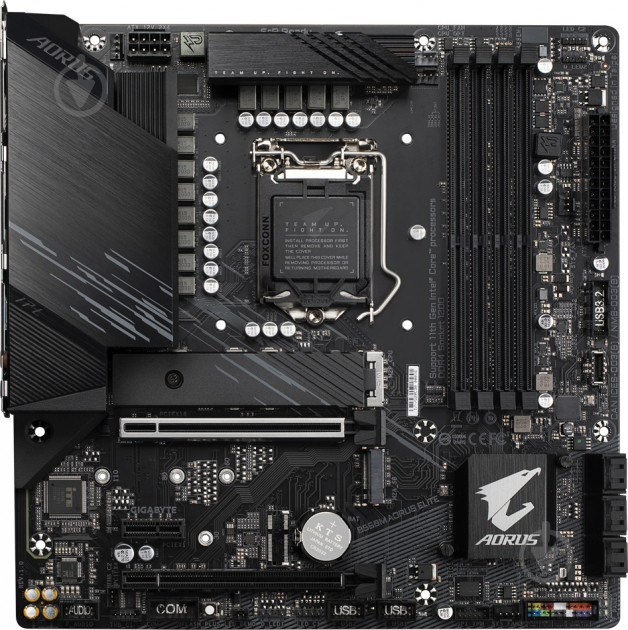 Материнская плата Gigabyte B560M AORUS ELITE (Socket 1200, Intel B560, mirco ATX) - фото 1