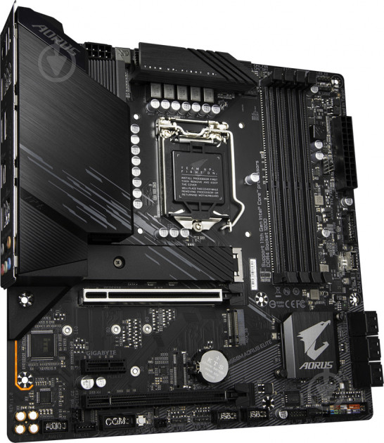 Материнская плата Gigabyte B560M AORUS ELITE (Socket 1200, Intel B560, mirco ATX) - фото 2