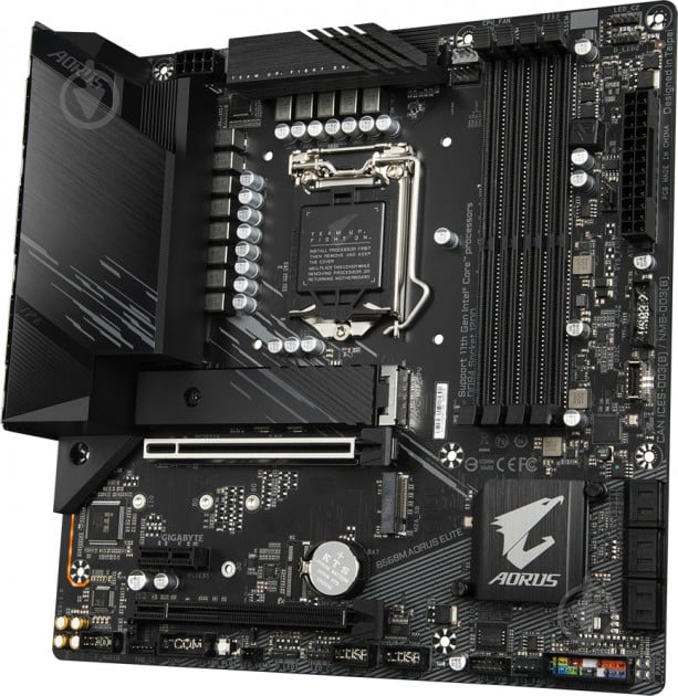 Материнская плата Gigabyte B560M AORUS ELITE (Socket 1200, Intel B560, mirco ATX) - фото 3