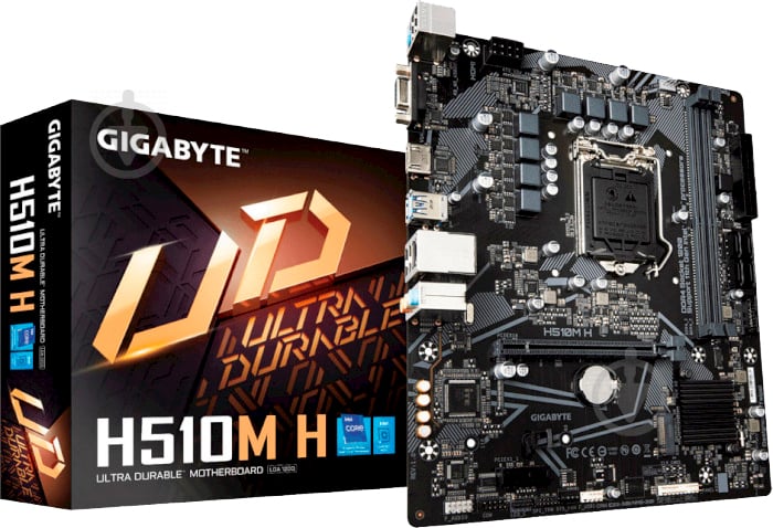 Материнська плата Gigabyte H510M H (Socket 1200, Intel H510, mirco ATX) - фото 5