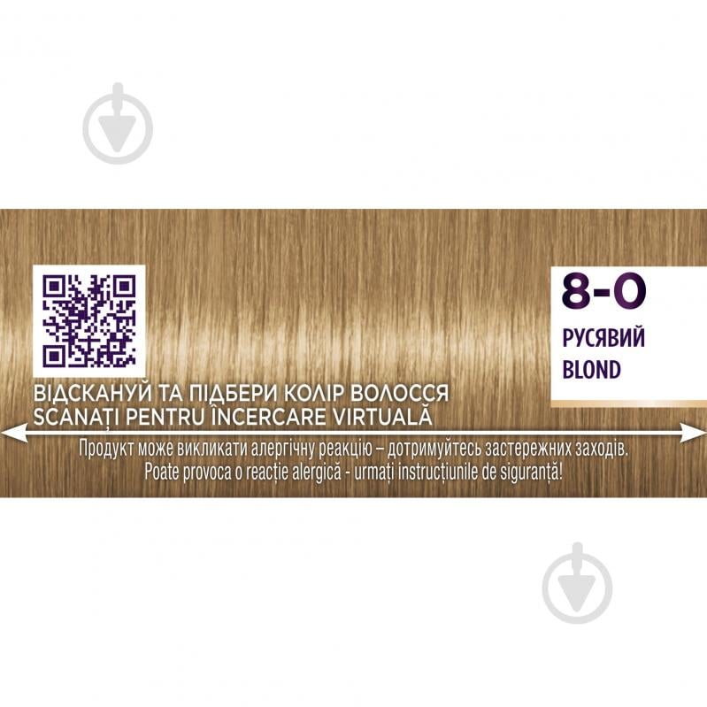 Фарба для волосся Palette Intensive Color Creme Long-Lasting Intensity Permanent Naturals 8-0 Світло-русявий 110 мл - фото 4