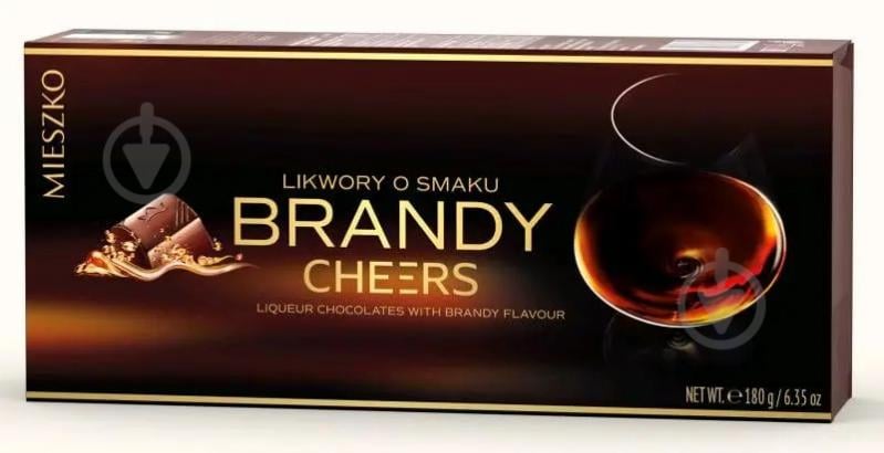 Цукерки MIESZKO Brandy Праліне з лікером 180 г (5900353615690) - фото 1