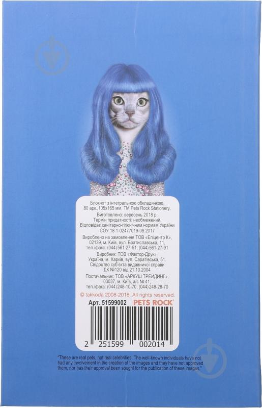 Блокнот Pets Rock 80 листов Кет - фото 2