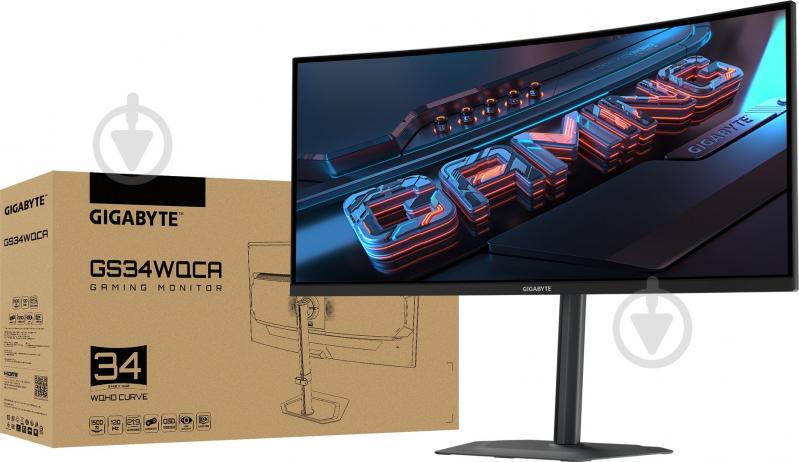 Монитор Gigabyte 34" (GS34WQCA EK) - фото 10
