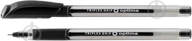 Ручка масляная Optima Triplex Grip O15671-01 - фото 1 Ручка масляная Optima Triplex Grip O15671-01 - фото 1