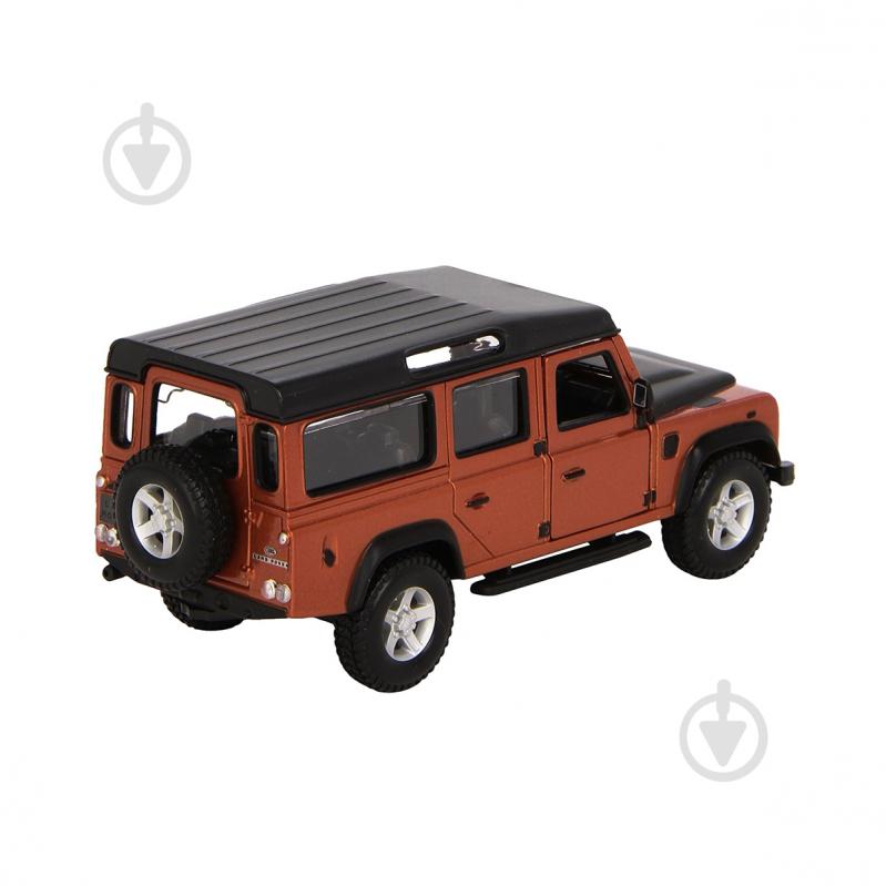 Автомодель Bburago 1:32 LAND ROVER DEFENDER 110 белый синий 18-43029 - фото 3