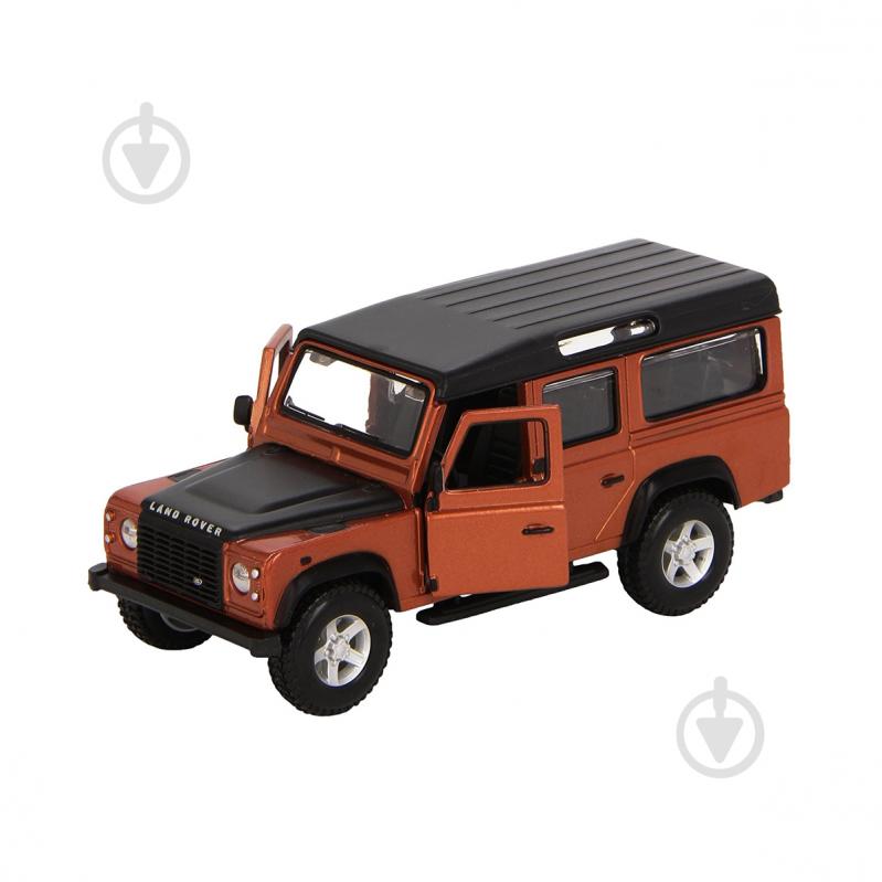 Автомодель Bburago 1:32 LAND ROVER DEFENDER 110 белый синий 18-43029 - фото 4