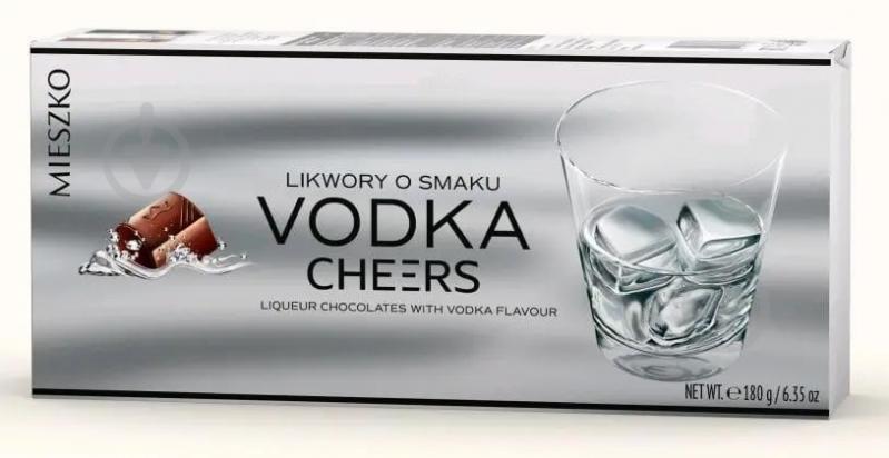 Цукерки MIESZKO Vodka Праліне з лікером 180 г (5900353615706) - фото 1