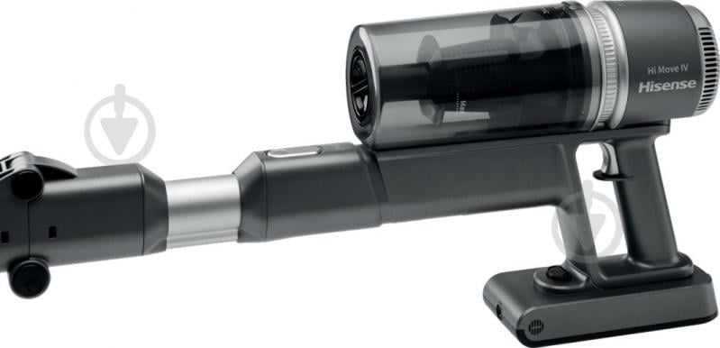 Пылесос аккумуляторный Hisense HVC6464A grey - фото 6