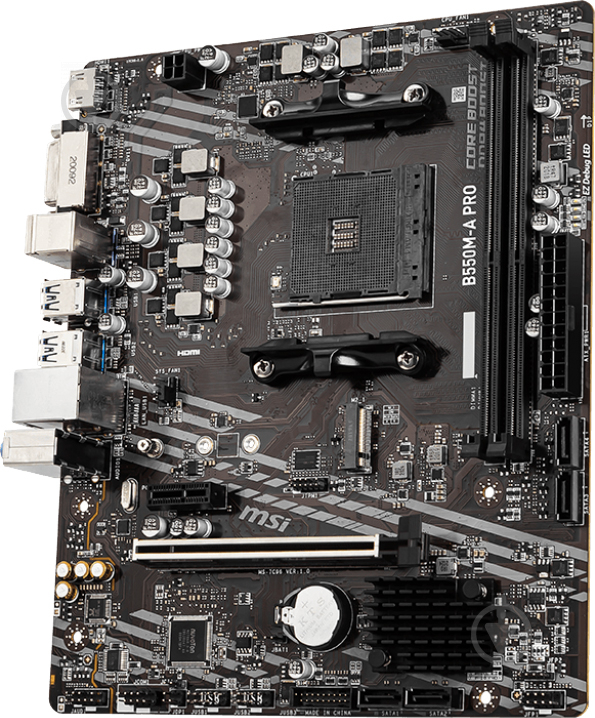 Материнская плата MSI B550M-A PRO (Socket AM4, AMD B550, mirco ATX) - фото 2