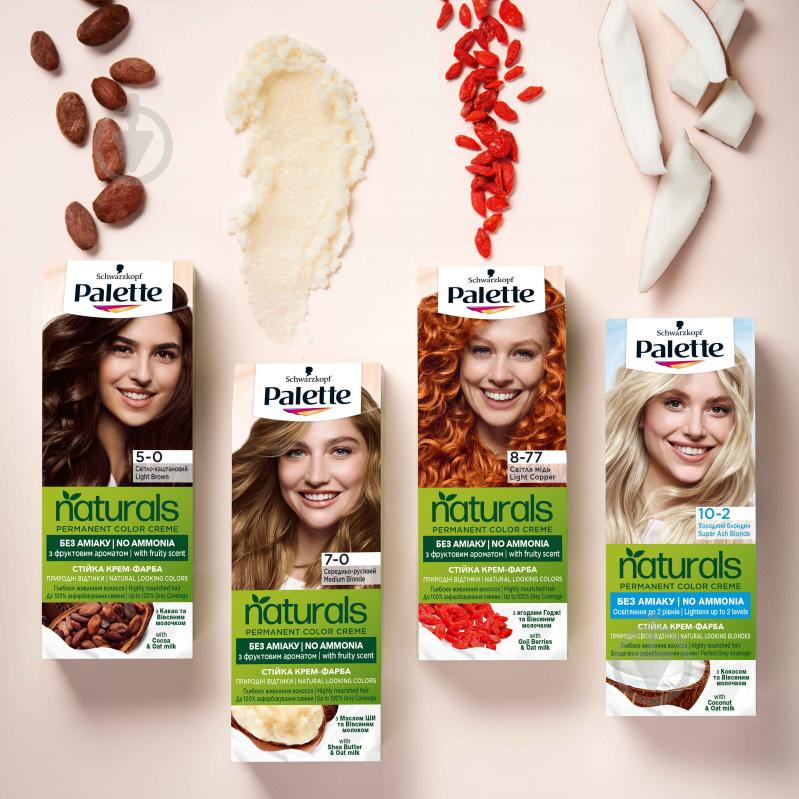 Краска для волос Palette Naturals Naturals 12-19 Перлинний блондин 110 мл - фото 2