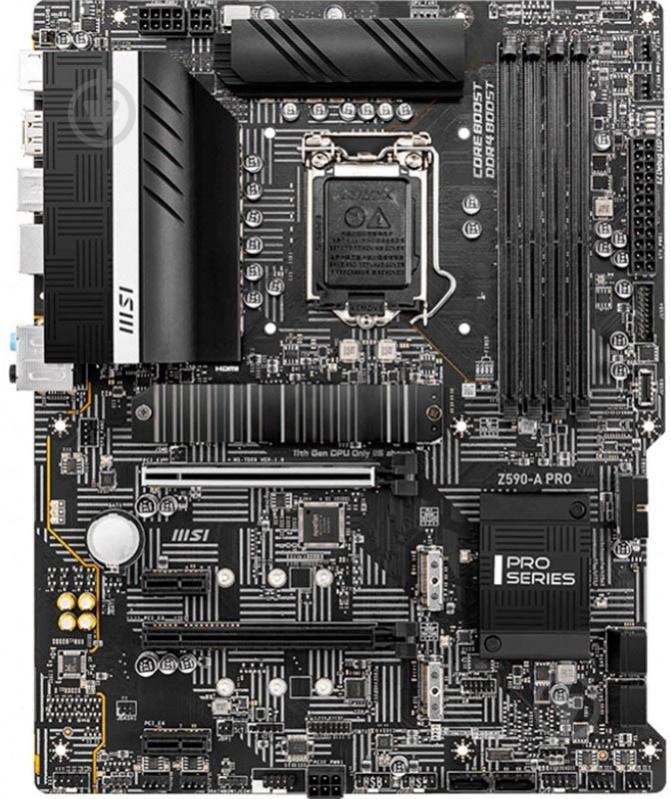 ᐉ Материнская плата MSI Z590-A PRO (Socket 1200, Intel Z590, ATX ...
