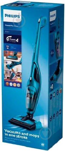 Пылесос аккумуляторный Philips PowerPro Aqua FC6404/01 - фото 16