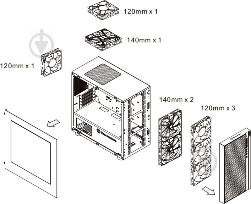 Thermaltake Versa H18 Black (CA-1J4-00S1WN-00) - фото 22