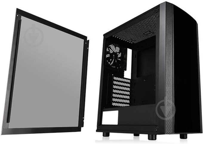 Корпус Thermaltake Versa J25 Tempered Glass Black CA-1L8-00M1WN-00 - фото 12