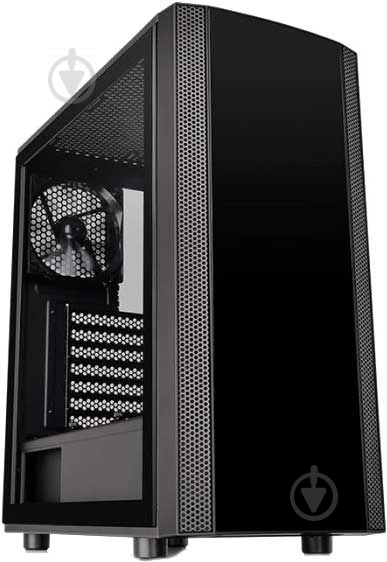 Корпус Thermaltake Versa J25 Tempered Glass Black CA-1L8-00M1WN-00 - фото 1