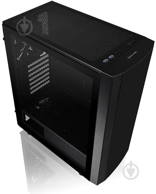 Корпус Thermaltake Versa J25 Tempered Glass Black CA-1L8-00M1WN-00 - фото 4