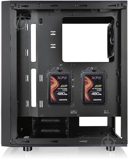 Корпус Thermaltake Versa J25 Tempered Glass Black CA-1L8-00M1WN-00 - фото 7