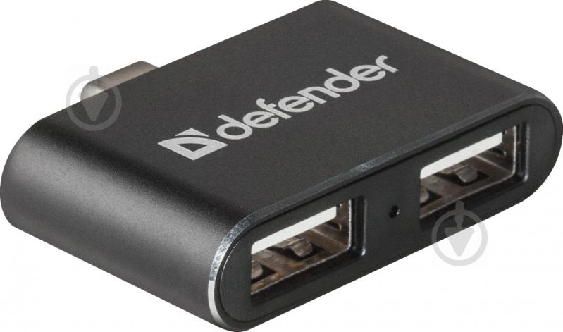 USB-хаб Defender Quadro Dual USB3.1 Type-C - USB2.0, 2 порти - фото 1