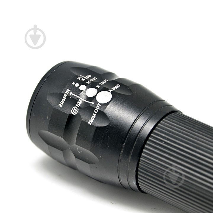 Фонарик LP-8026 черный - фото 4