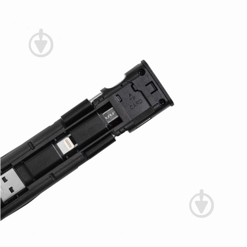 Универсальный адаптер TheGeneral Chain 6-в-1 (Lightning/Micro USB/Type-C) + картридер - фото 3