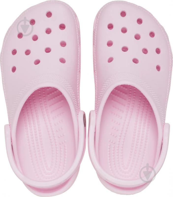 Сабо Crocs Classic Clog 10001-6ZW р.36/37 розовый - фото 5