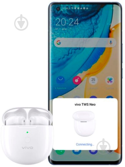 Наушники Vivo TWS Neo Moonlight white - фото 12