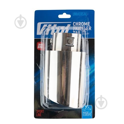 Насадка на глушитель Vitol НГ-0202V Chrome - фото 3