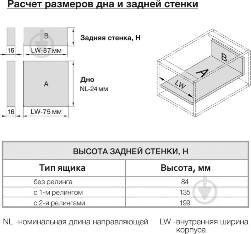 Комплект Muller Box L-350 мм Н-84 мм 14770 серый - фото 7